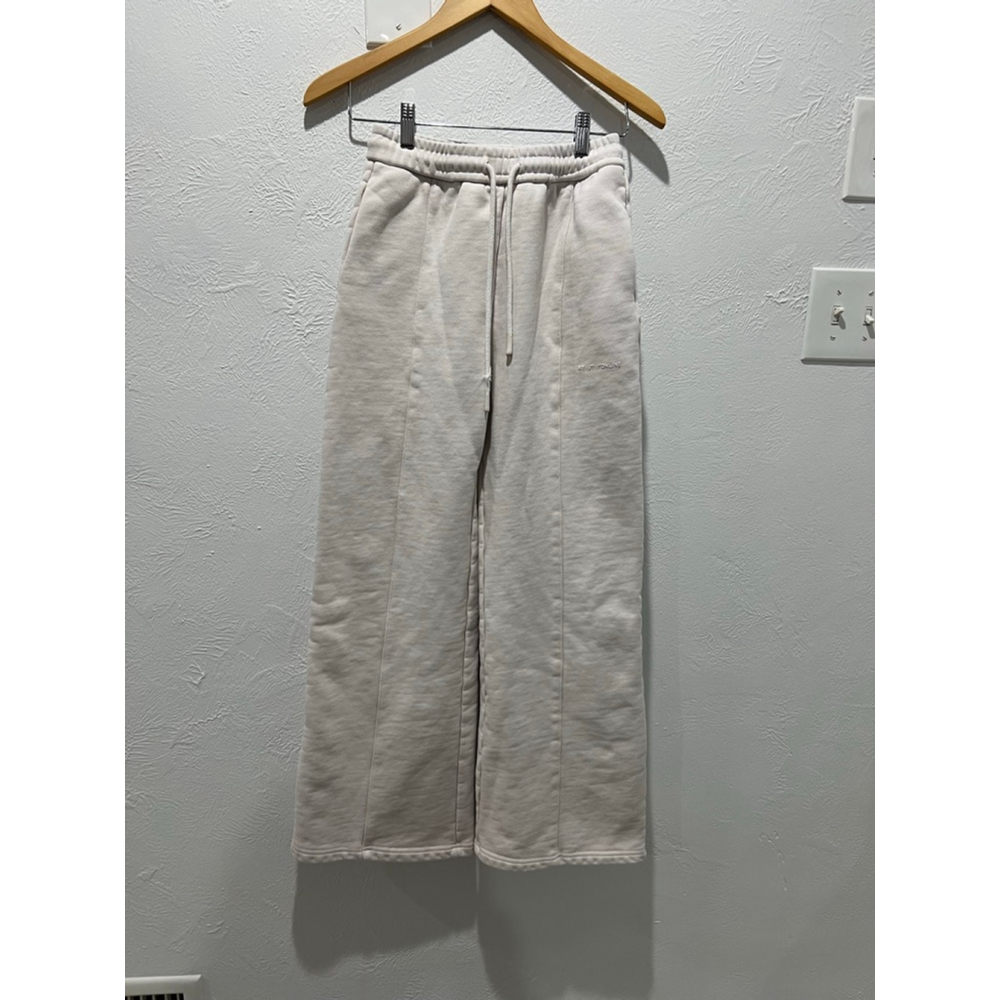 Women's my outfit online STRUCTURED WIDE LEG SWEATPANTS - S - Picture 2 of 12